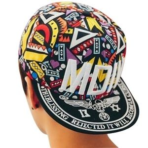 Mdiv Letter Embroidery, Flat-edge Hip-hop Embroidery, Street Trend Hat